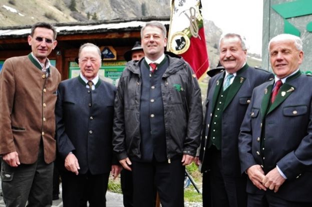 v.li: Dieter Weißensteiner, Erwin Haider, Andrä Rupprechter, Hans Egger, Adolf Koinegg
