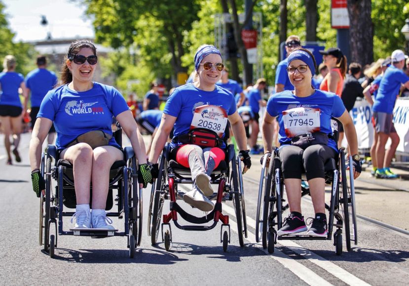 Beim Wings for Life World Run am Sonntag den 8. Mai 2022