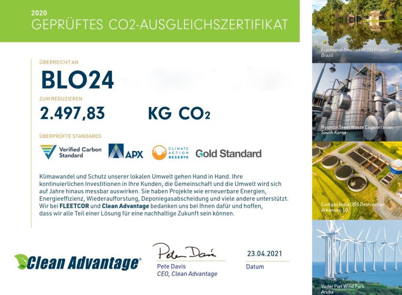 BLO24 in einer Flotte für die Welt