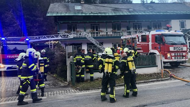 Dachstuhlbrand in Altaussee