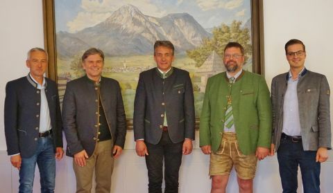 Treffen der Bürgermeister in der Kleinregion