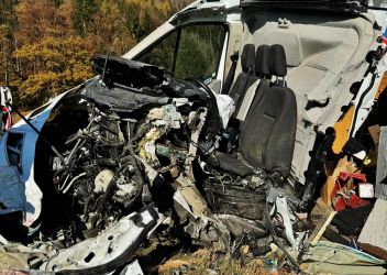 Frontalkollision zweier LKW bei Wörschach