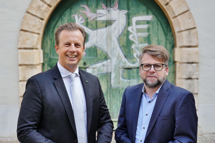 Gesundheitslandesrat Dr. Karlheinz Kornhäusl und Klubobmann Hannes Schwarz