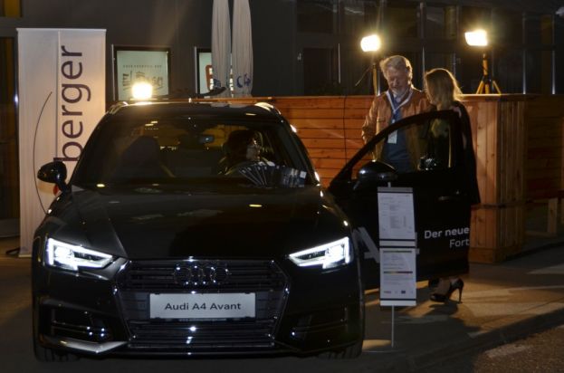 Der neue Audi A4 als Kinostar