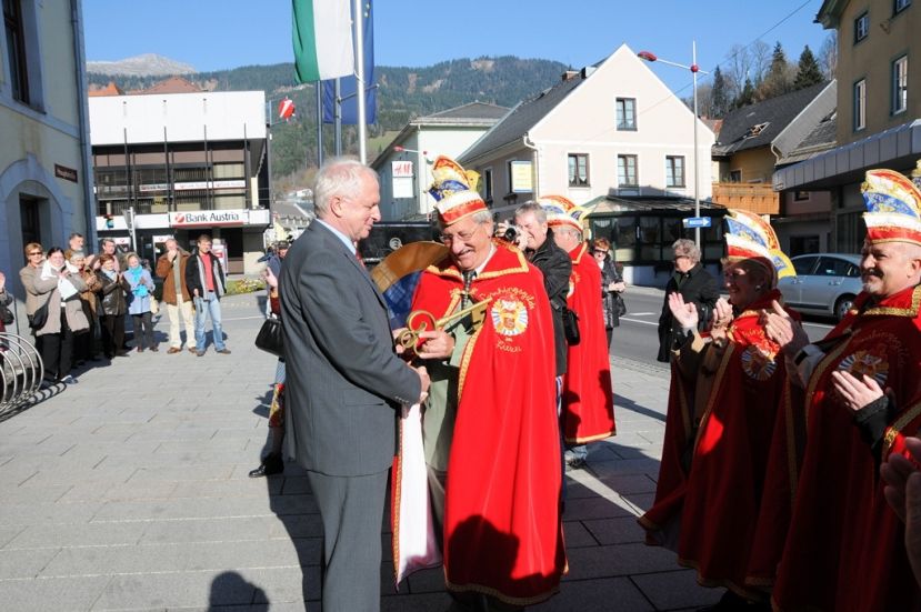 v. li. Bgm. Rudolf Hakel, Präsident der FG. Heinz Jokesch