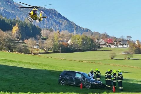 Schwerer Verkehrsunfall bei Trieben