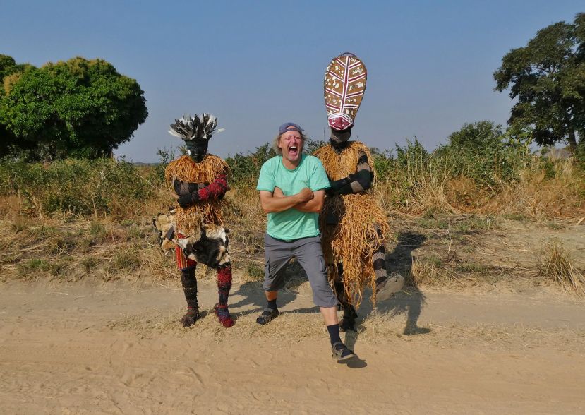 Der wilde Fluss im süden Afrikas