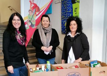Dir. Marion Reitterer BEd. MA, Monika Schachner BEd. MA., Gabriele Andersohn (Caritas-Regionalkoordinatorin)
