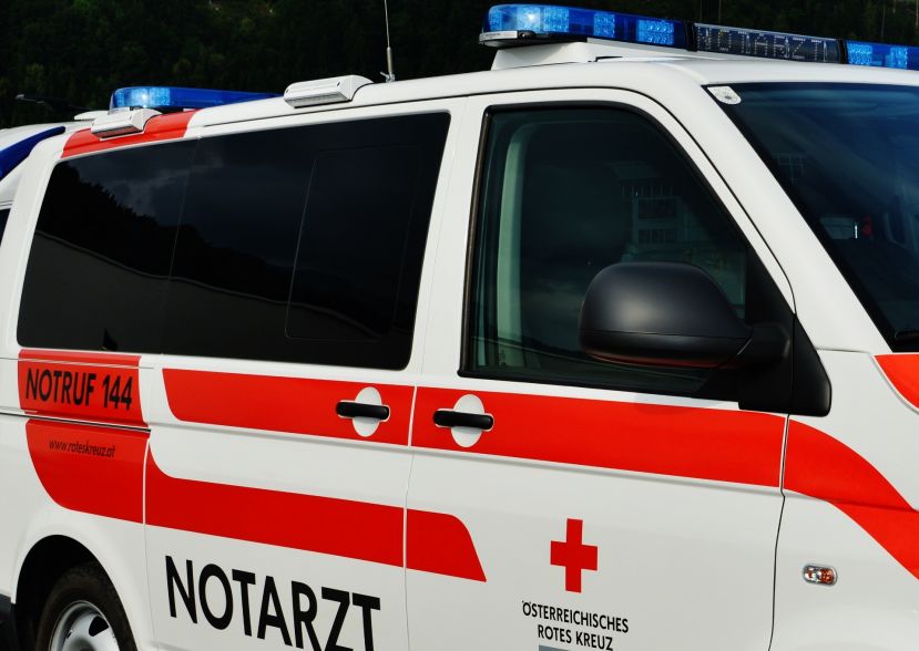 Bei einer Kollision schwer verletzt