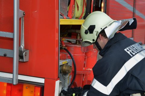 Brand eines Wirtschaftsgebäudes