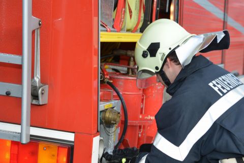 Brand eines Wirtschaftsgebäudes