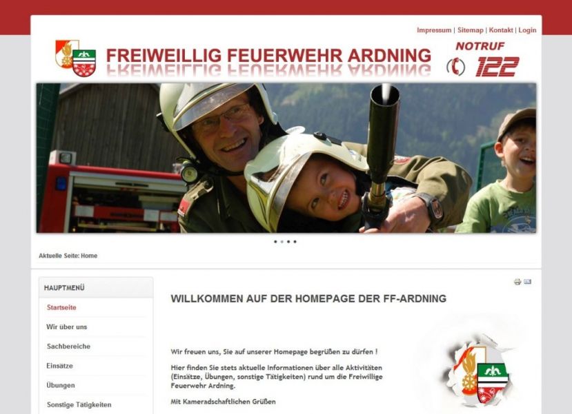 FF-Ardning im neuen Internetkleid