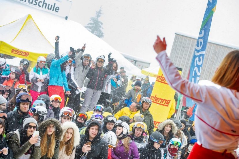 Antenne SchulSkiTag 2019 auf der Kessleralm
