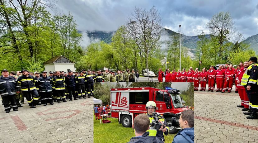 Schiff mit 30 Personen in Brand