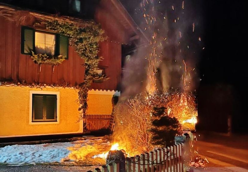 Brand in Zentrum von Bad Mitterndorf