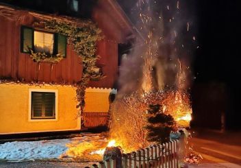 Brand in Zentrum von Bad Mitterndorf