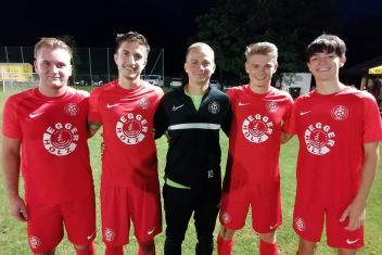 Nico Polach, Tom Lemmerer, Julian Pachler, David Schweiger und Simon Hörmann