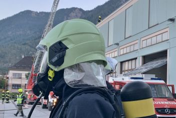 Brand bei einem Einfamilienhaus