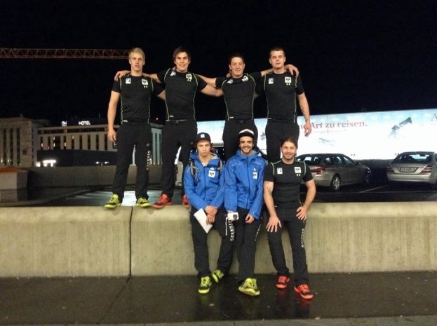 1. Reihe: Thomas Schiefer, Gerald Auer, Gerald Moser, 2. Reihe: Anton Graf, Bernhard Pretschuh, Christoph Weninger, Arnold Baumann