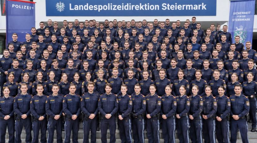 400 neue Polizeischüler für die Steiermark