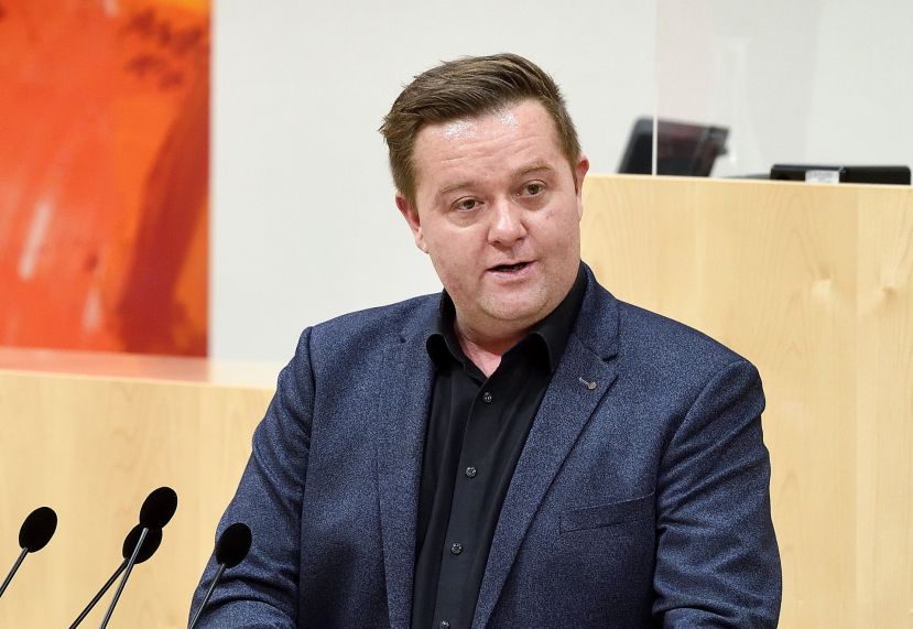 Nationalratsabgeordneter Mario Lindner (SPÖ) am Wort