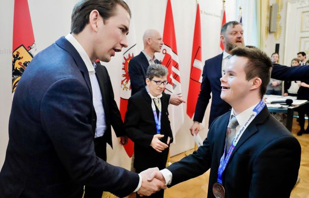 Special Olympics bei Bundeskanzler Kurz