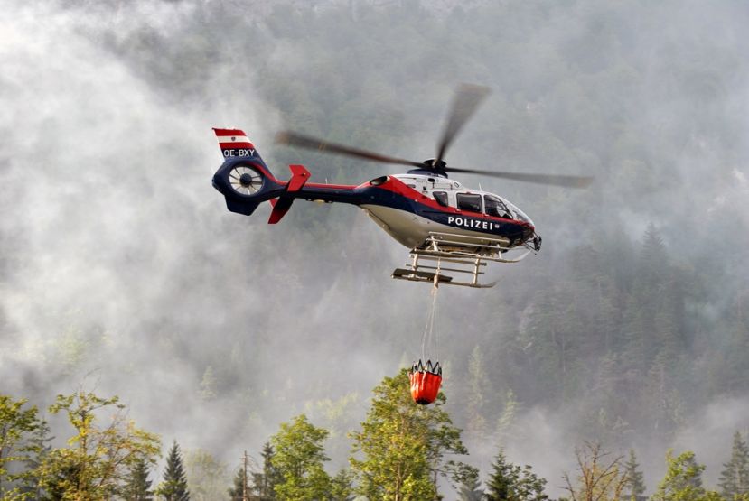 Waldbrand im Gesäuse