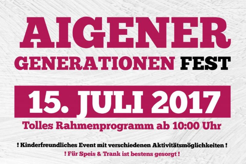 Generationenfest in Aigen im Ennstal