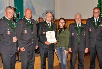 Peter Dicker, Rudolf Behr, ÖKB Bundesverdienstkreuz in Silber an Alfred Wegscheider, Corinna Scharzenberger und Walter Schwab