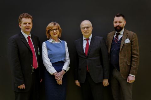 Professor Harald Vacik (Institut für Waldbau der Universität für Bodenkultur), Sektionschefin Maria Patek (Landwirtschaftsministerium), LR Hans Seitinger, Landesforstdirektor Michael Luidold (Land Steiermark)