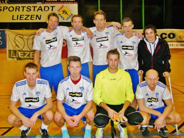 Turniersieger WSV Liezen mit Torschützenkönig Roland Kral(links hinten)