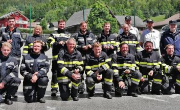Branddienstleitung in Bronze und Gold