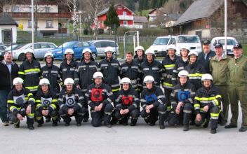 Branddienstleistung der FF St. Martin