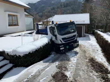 Schwierige LKW Bergung in Boder