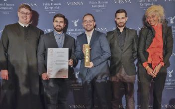 Pater Vinzenz Schager O.S.B., Thomas Fischbacher, Mario Brandmüller, Matthias Fischbacher, Mag. Brigitte Kössner-Skoff