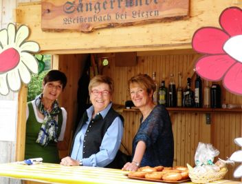 Sonne trotz Regen beim Dorffest