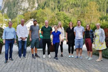 Teilnehmer im Zuge des KLAR! Auftaktgespräches in der Steirischen Eisenwurzen
