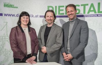 Judith Denkmayr, Ernst Sittinger und Michael Fleischhacker