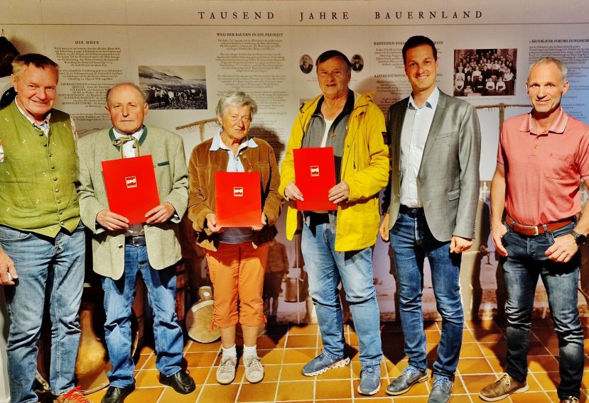 Alois Guggi, Peter Nussmayr, Gertraud Lerk, Johann Zach, Thomas Reingruber und Ulrich Höring