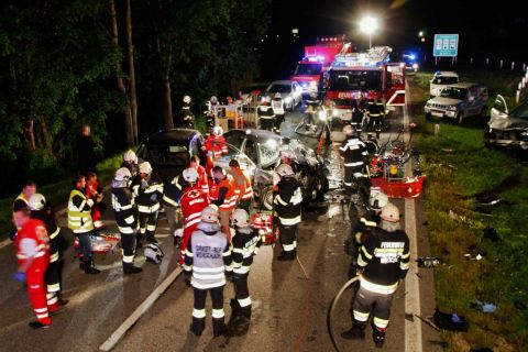 Schwerer Unfall auf der B 320