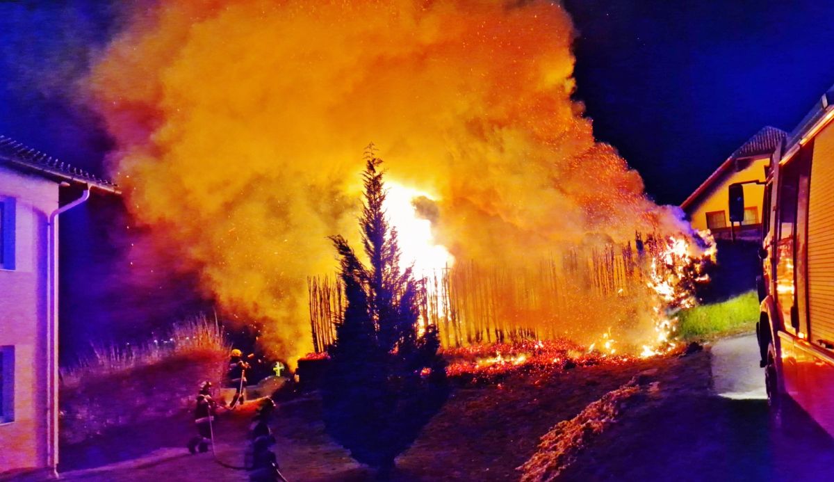Brand im Zentrum von Selzthal