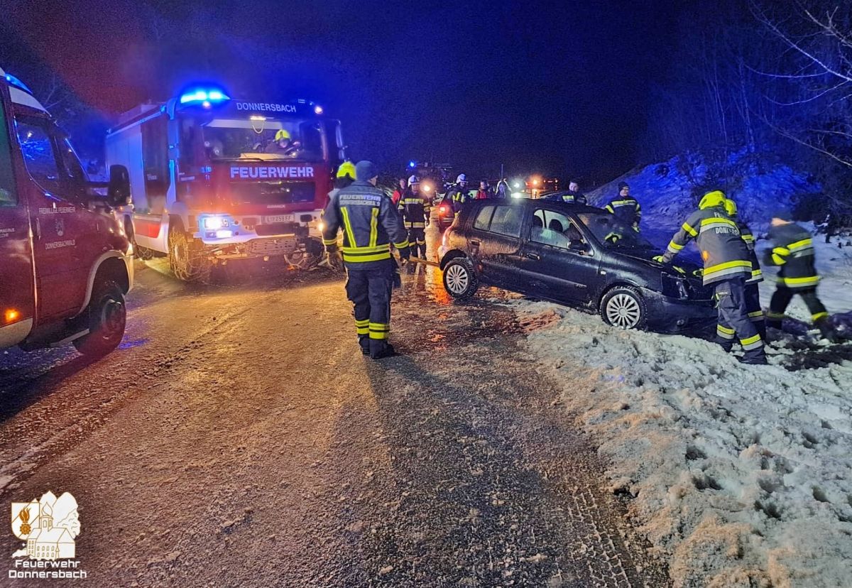 Verkehrsunfall auf der B75