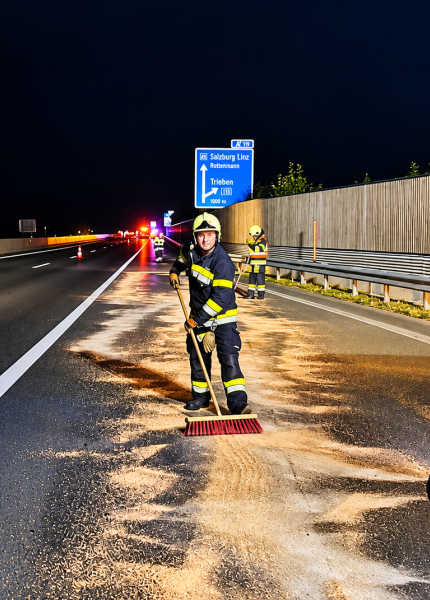 Auffahrunfall auf der A9 bei Trieben