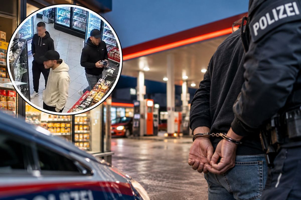 Diebestrio schlug in Tankstelle mehrmals zu