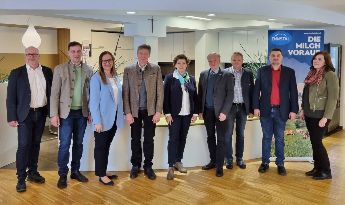 Ursula Lackner besuchte die Ennstal Milch