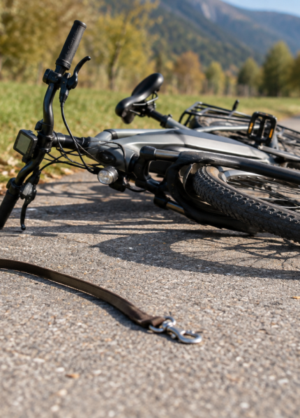 74-jähriger E-Biker stürzt und wird verletzt