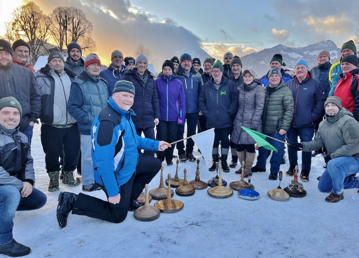 Donnersbach siegt beim Vergleichs-Eisschießen