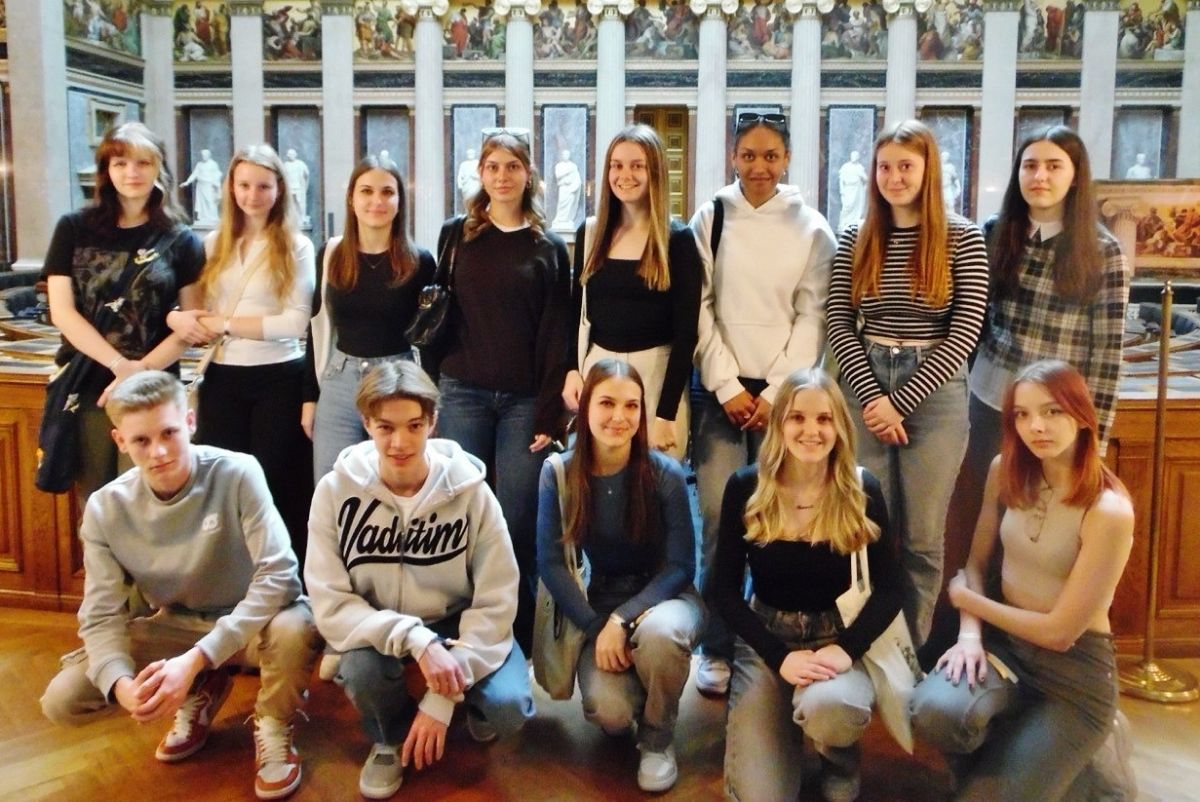 Besuch der intern. Übungsfirmen-Messe