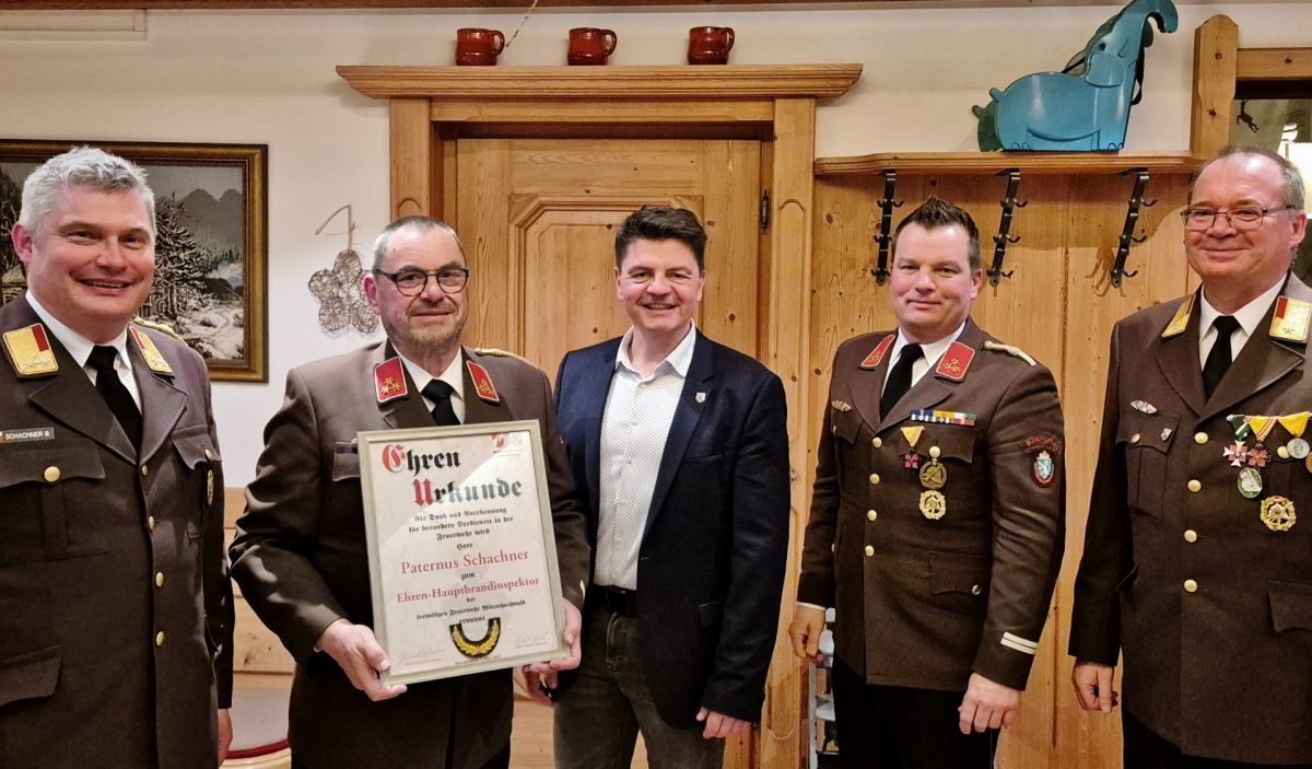 FF Wörschachwald ehrt Feuerwehrlegende