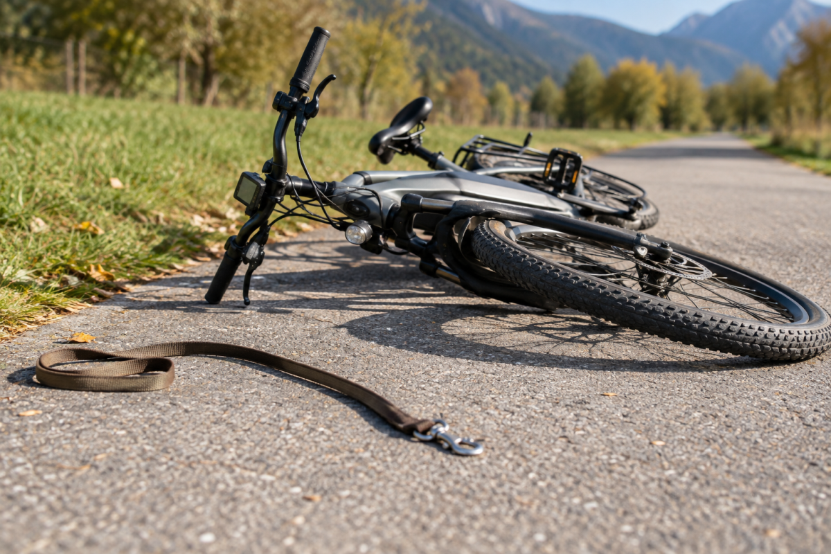 74-jähriger E-Biker stürzt und wird verletzt